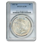 1927-D Peace Dollar AU-58 PCGS