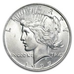 1927-D Peace Dollar BU