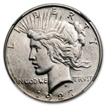 1927-D Peace Dollar MS-62 NGC