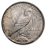 1927-D Peace Dollar MS-62 NGC