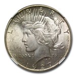 1927-D Peace Dollar MS-64+ NGC CAC