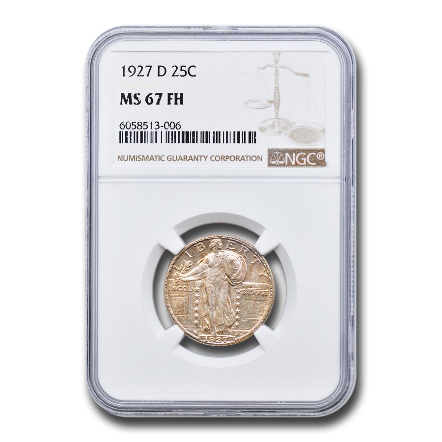 1927-D Standing Liberty Quarter MS-67 NGC (FH)