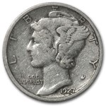 1927 Mercury Dime XF