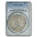 1927 Peace Dollar AU-58 PCGS