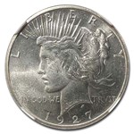 1927 Peace Dollar MS-62 NGC