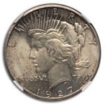 1927 Peace Dollar MS-65 NGC