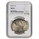 1927 Peace Dollar MS-65 NGC