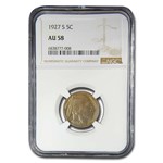 1927-S Buffalo Nickel AU-58 NGC