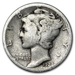 1927-S Mercury Dime Good/Fine