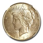 1927-S Peace Dollar MS-63 NGC