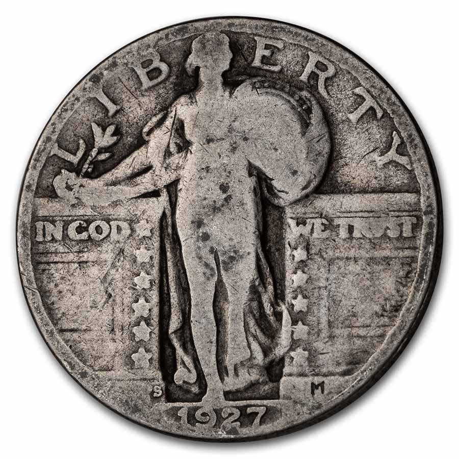 1927-S Standing Liberty Quarter AG