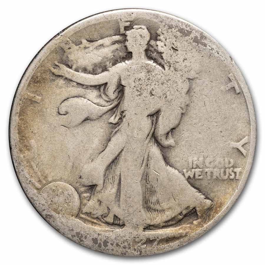 1927-S Walking Liberty Half Dollar AG