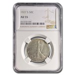 1927-S Walking Liberty Half Dollar AU-55 NGC