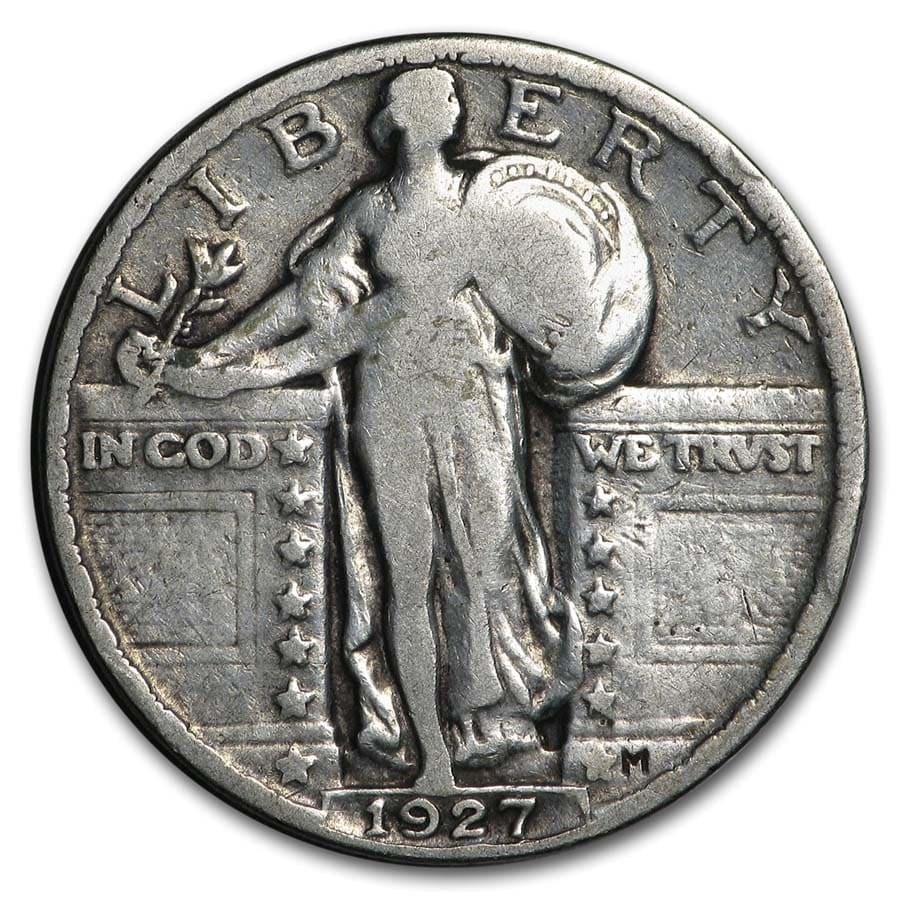 1927 Standing Liberty Quarter Good/VG