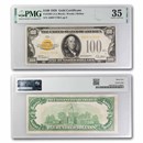 1928 $100 Gold Certificate VF-35 PMG (Fr#2405)