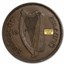 1928-1937 Irish Free State Bronze 1/2 Phingin Avg Circ