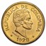 1928 Colombia Gold 5 Pesos Coin BU