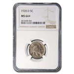 1928-D Buffalo Nickel MS-66+ NGC