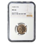 1928-D Buffalo Nickel MS-66 NGC