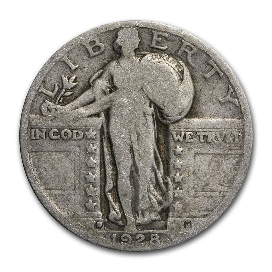 1928-D Standing Liberty Quarter Good/VG