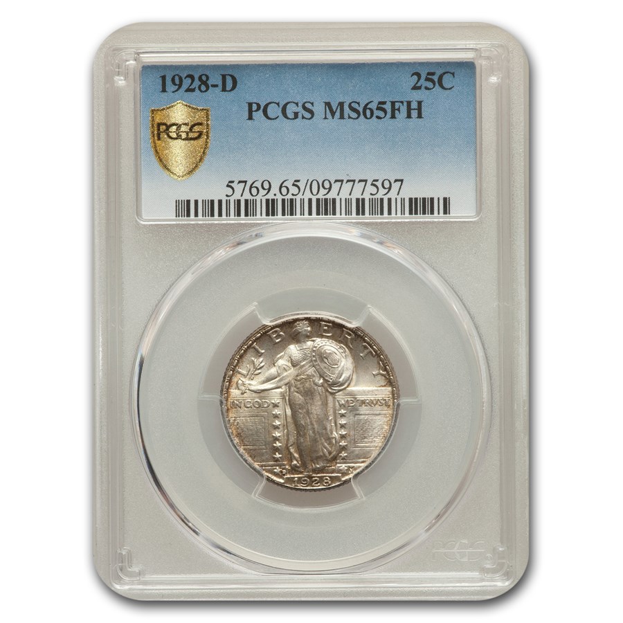 Buy 1928-D Standing Liberty Quarter MS-65 FH PCGS (Full Head) | APMEX