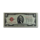 1928-G $2.00 U.S. Note Red Seal VF (Fr#1508)