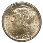 1928 Mercury Dime MS-66 PCGS (FB)