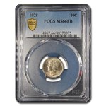 1928 Mercury Dime MS-66 PCGS (FB)