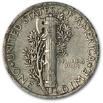 1928 Mercury Dime XF