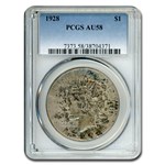 1928 Peace Dollar AU-58 PCGS (Toned)