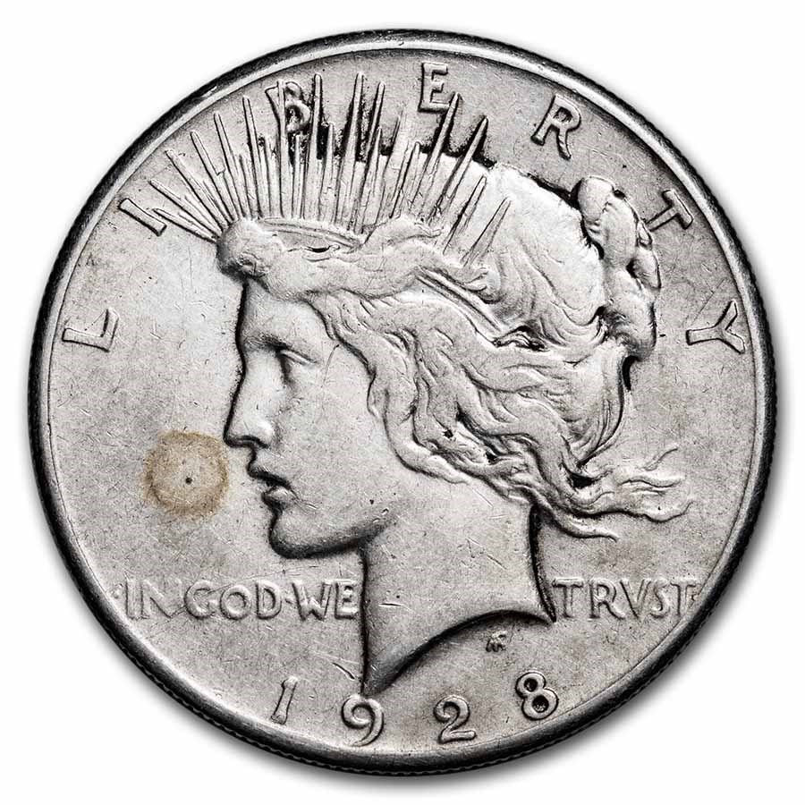 1928 Peace Dollar VG/VF