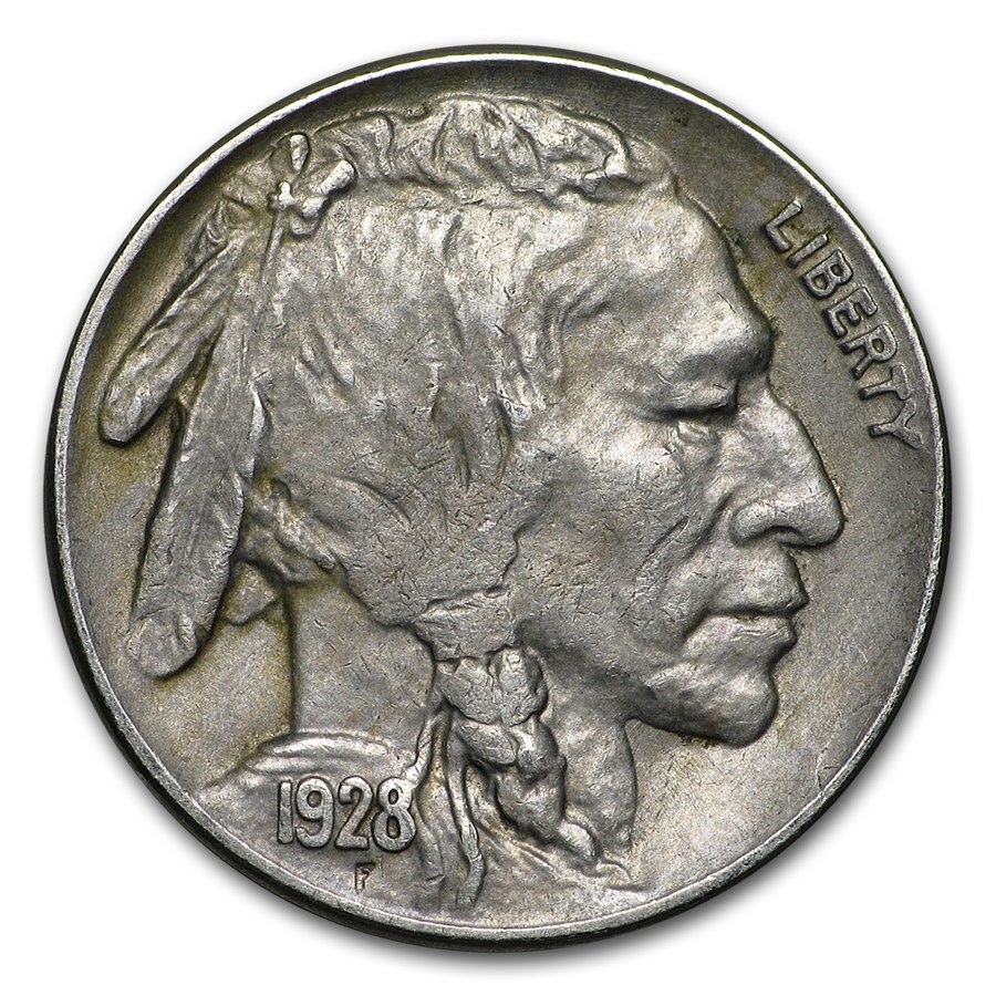 1928-S Buffalo Nickel AU