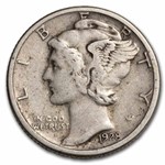 1928-S Mercury Dime XF