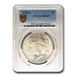 1928-S Peace Dollar MS-65 PCGS