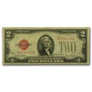 1928s $2.00 U.S. Notes Red Seal VG/VF