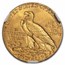 1929 $2.50 Indian Gold Quarter Eagle MS-63 NGC