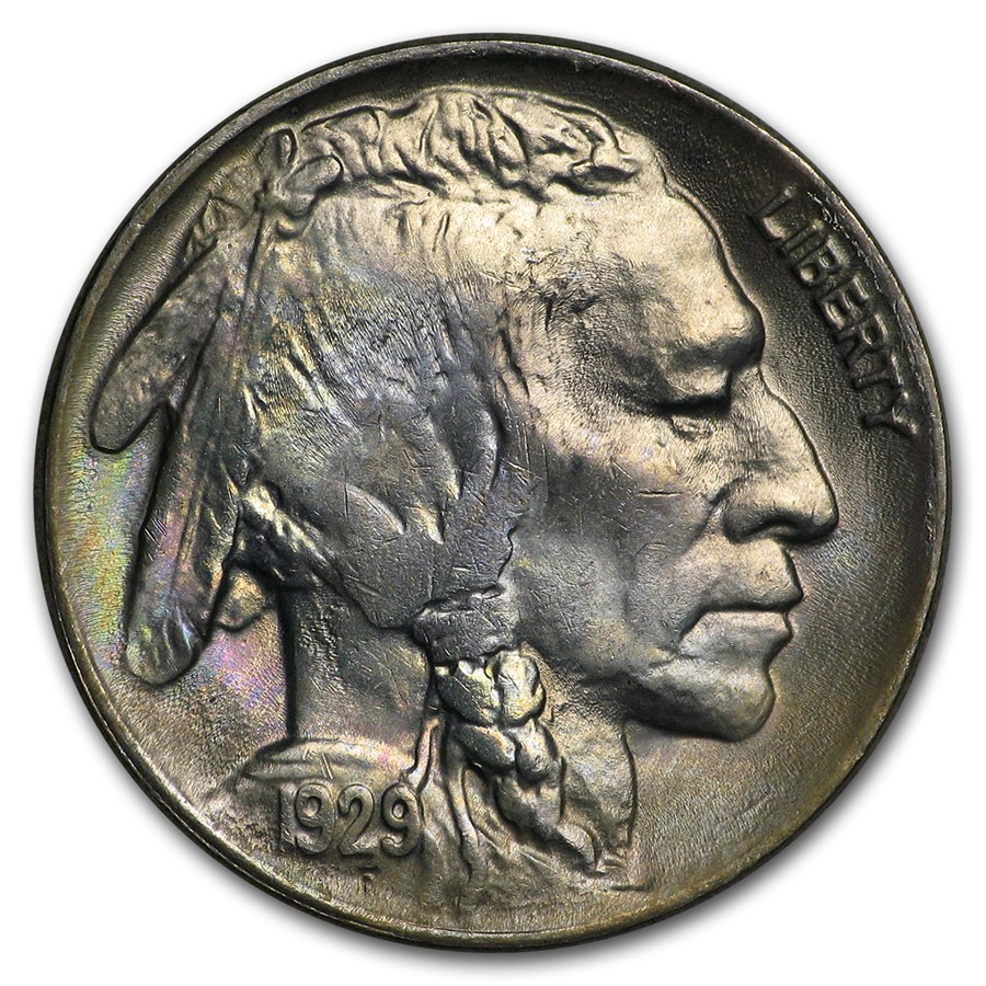 1929 Buffalo Nickel BU