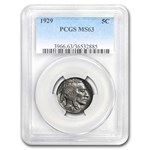 1929 Buffalo Nickel MS-63 PCGS