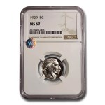 1929 Buffalo Nickel MS-67 NGC