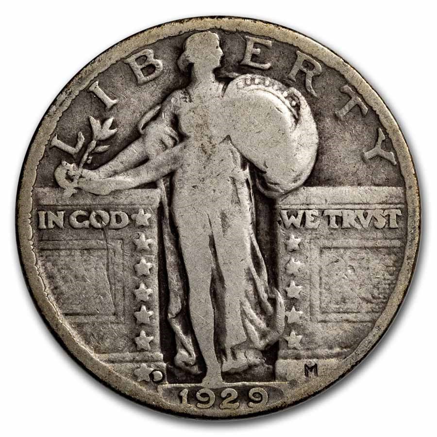 1929-D Standing Liberty Quarter Good/VG