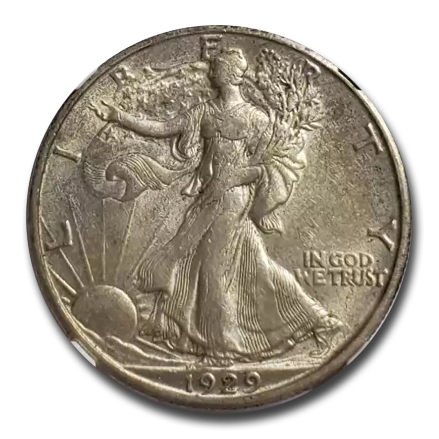 1929-D Walking Liberty Half Dollar AU-53 NGC