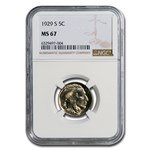 1929-S Buffalo Nickel MS-67 NGC