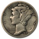 1929-S Mercury Dime VF