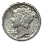 1929-S Mercury Dime XF