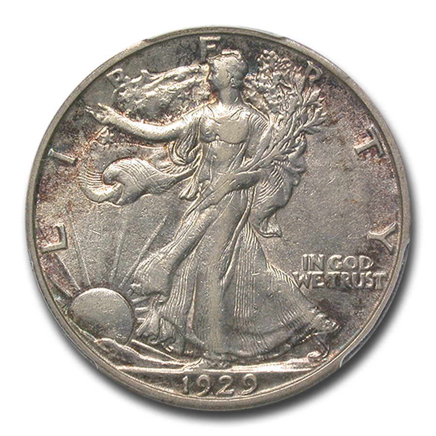 1929-S Walking Liberty Half Dollar AU-53 PCGS