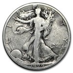 1929-S Walking Liberty Half Dollar Good/VG