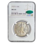 1929-S Walking Liberty Half Dollar MS-64 NGC CAC