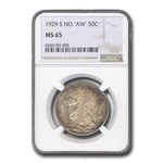 1929-S Walking Liberty Half Dollar MS-65 NGC (No AW)