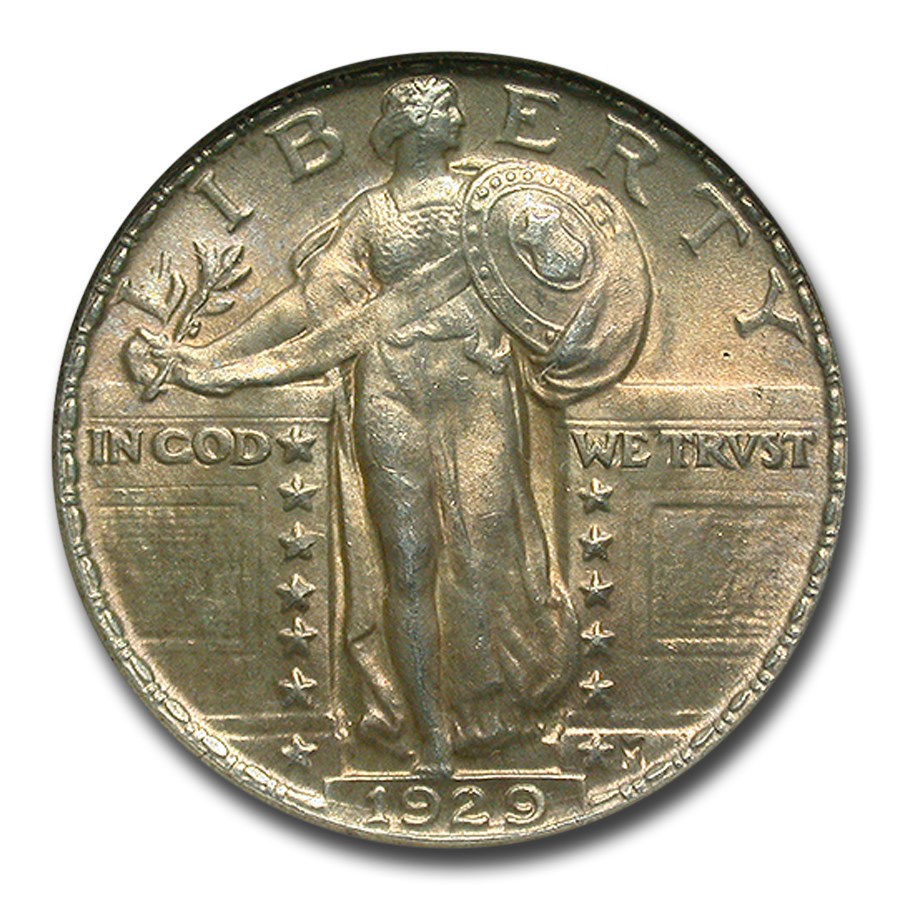 1929 Standing Liberty Quarter MS-64 NGC (Full Head)