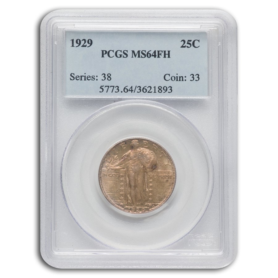 1929 Standing Liberty Quarter MS-64 PCGS (Full Head)